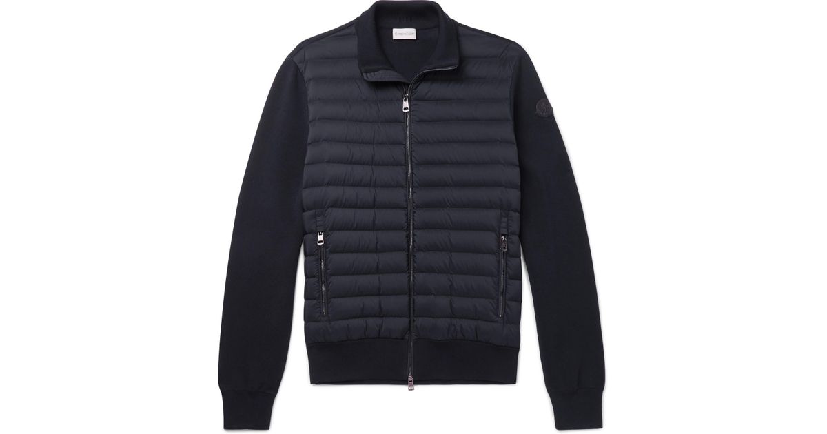 Moncler Slim-fit Panelled Cotton-blend 