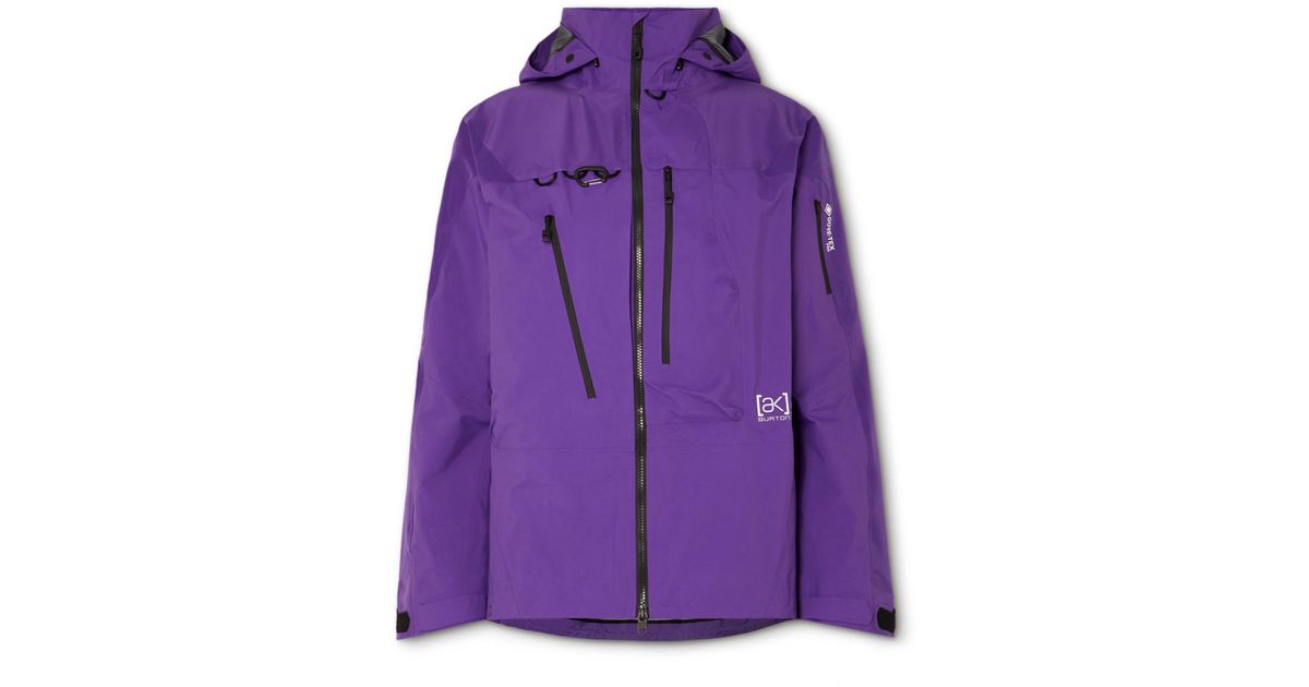 Burton [ak] Guide Japan Goretex Pro Hooded Ski Jacket in Purple for