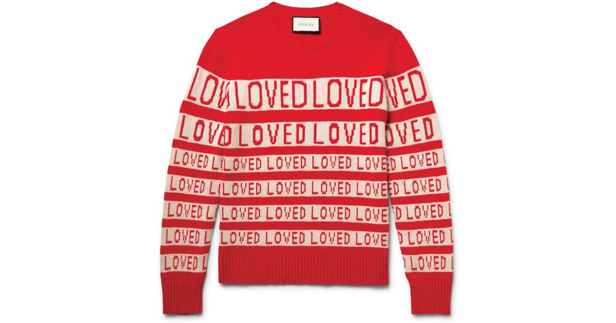 gucci sweater loved