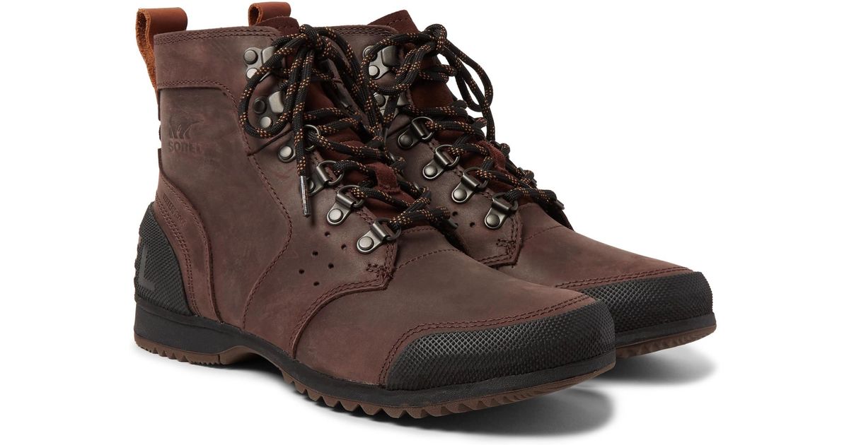 sorel waterproof leather boots