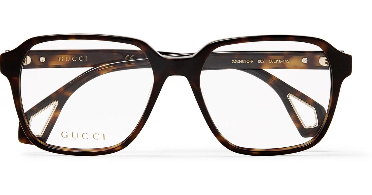 gucci tortoise shell eyeglasses