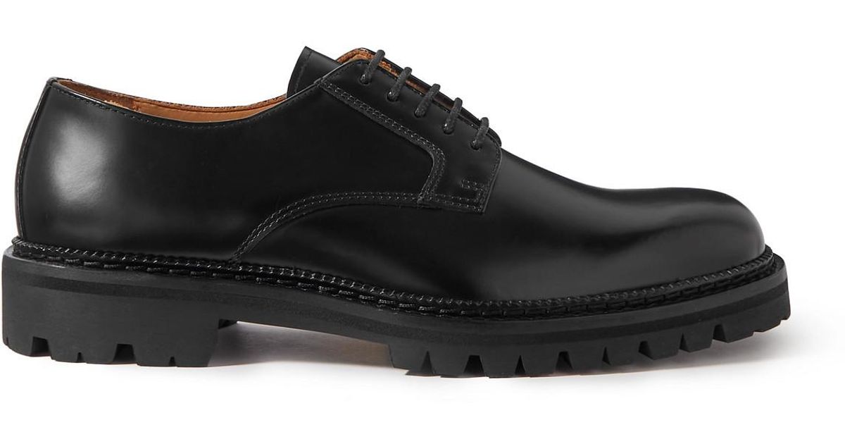 MR P. Jacques Leather Derby Shoes in Black for Men | Lyst