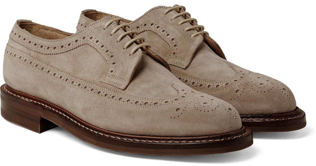 cheaney suede brogues