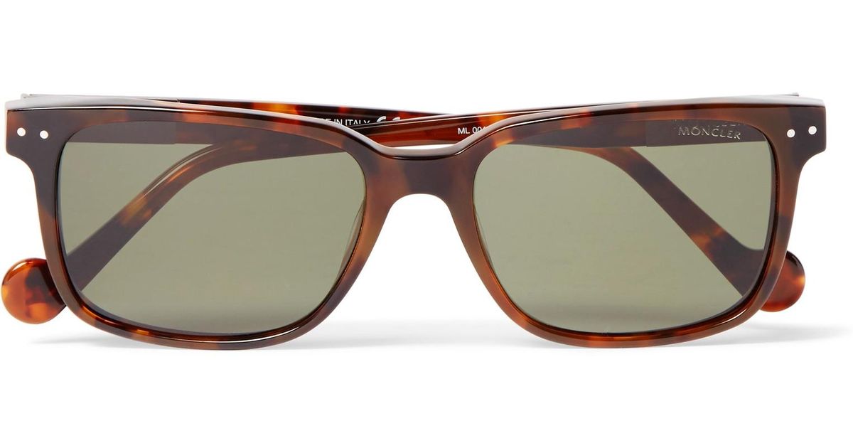 square tortoise shell sunglasses