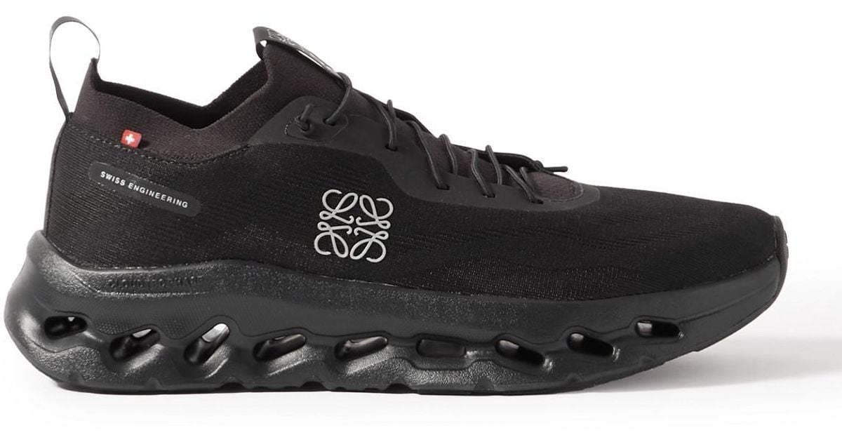 Loewe On Cloudtilt Stretchknit Sneakers in Black for Men Lyst