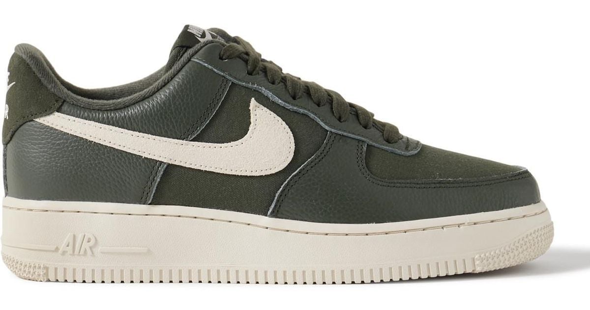 nike air force 1 07 suede green