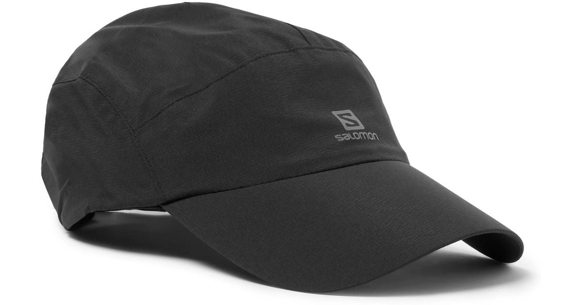 Yves Salomon Synthetic Waterproof Shell Running Cap in Black for Men - Lyst