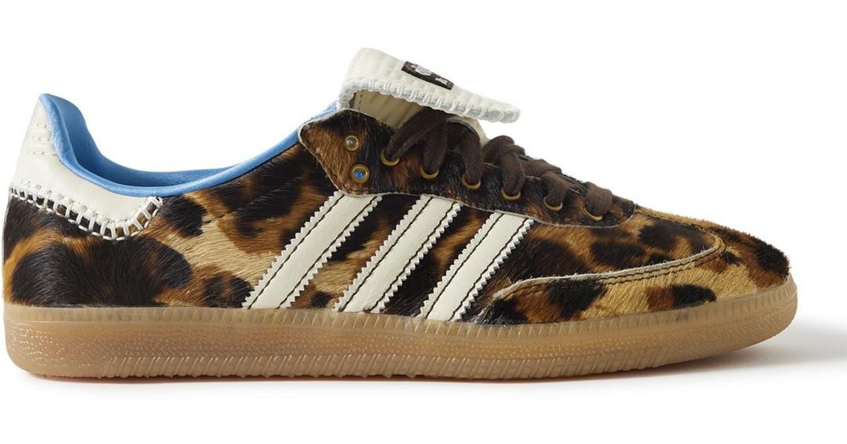 adidas gazelle silver green womens Wales Bonner Pony Hair Samba  Core Black / Chalk White  La Garonne