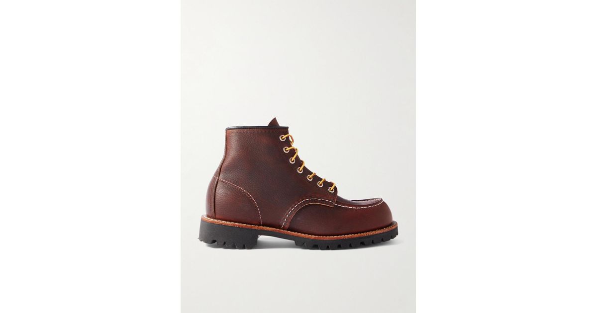 Red Wing 8146 Roughneck Full Grain Leather Boots in Brown for Men Lyst UK