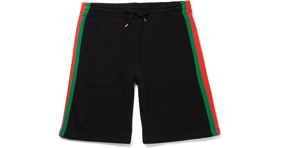gucci stripe shorts cheap online