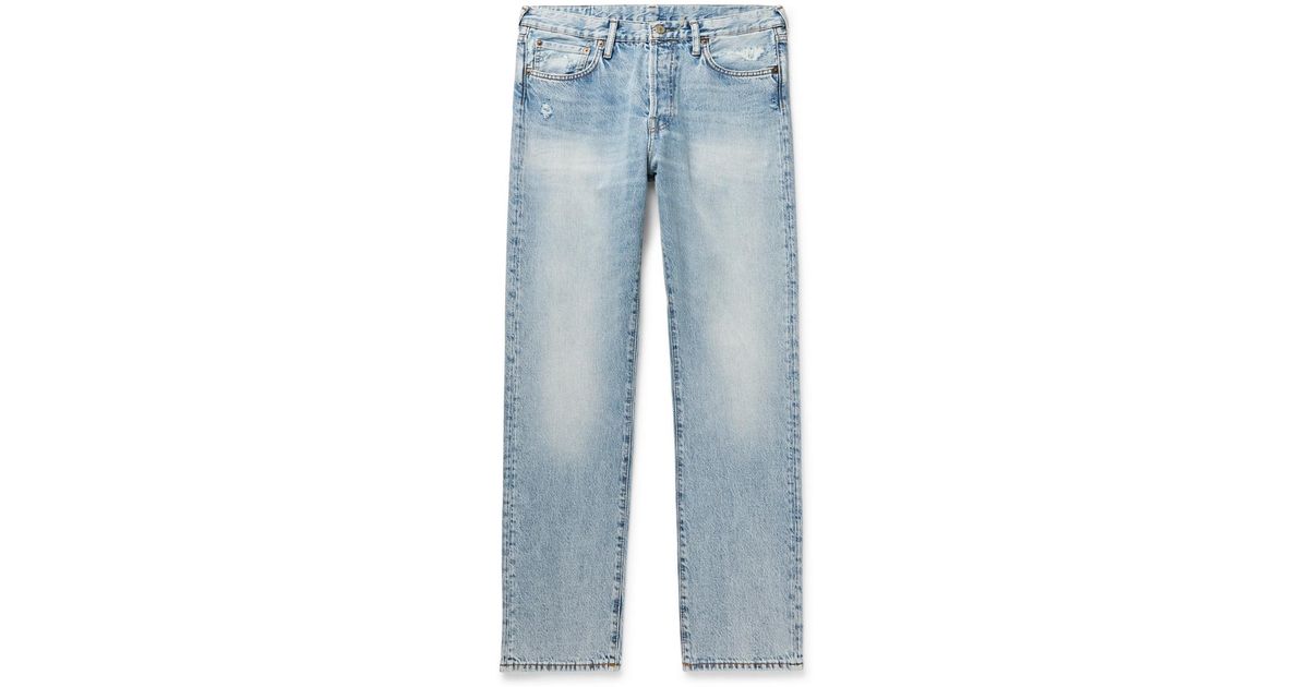 Acne Studios 1996 Distressed Denim Jeans in Blue for Men | Lyst