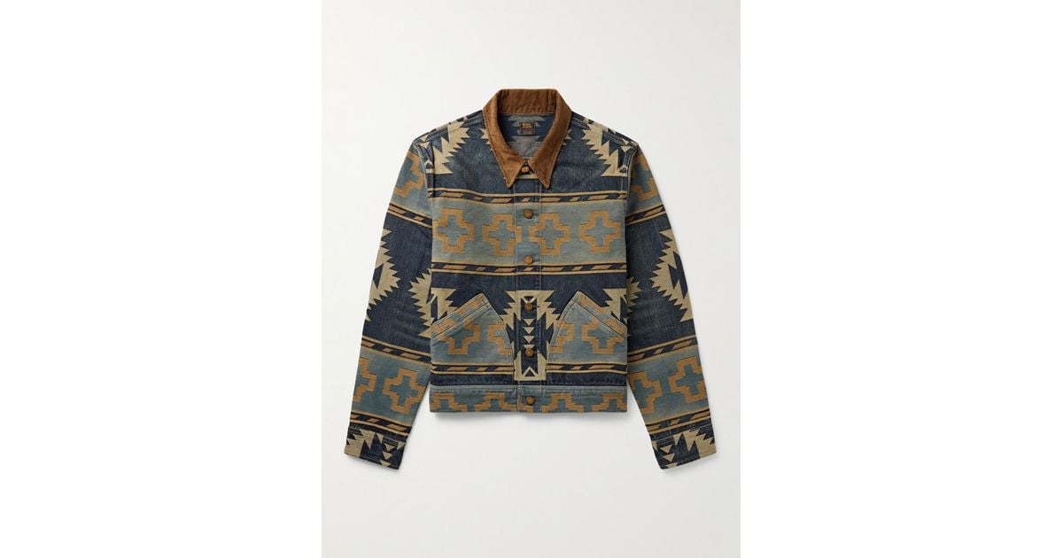 新品 RRL Valero Jacquard Trucker ジャケット XS RRL Valero Jacquard