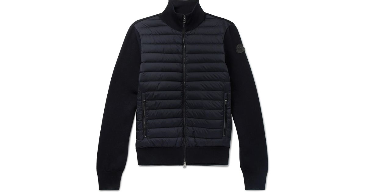 moncler zip up cardigan