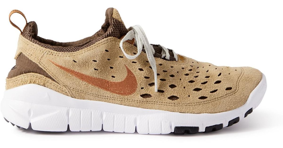 Nike Free Run Trail Suede And Mesh 