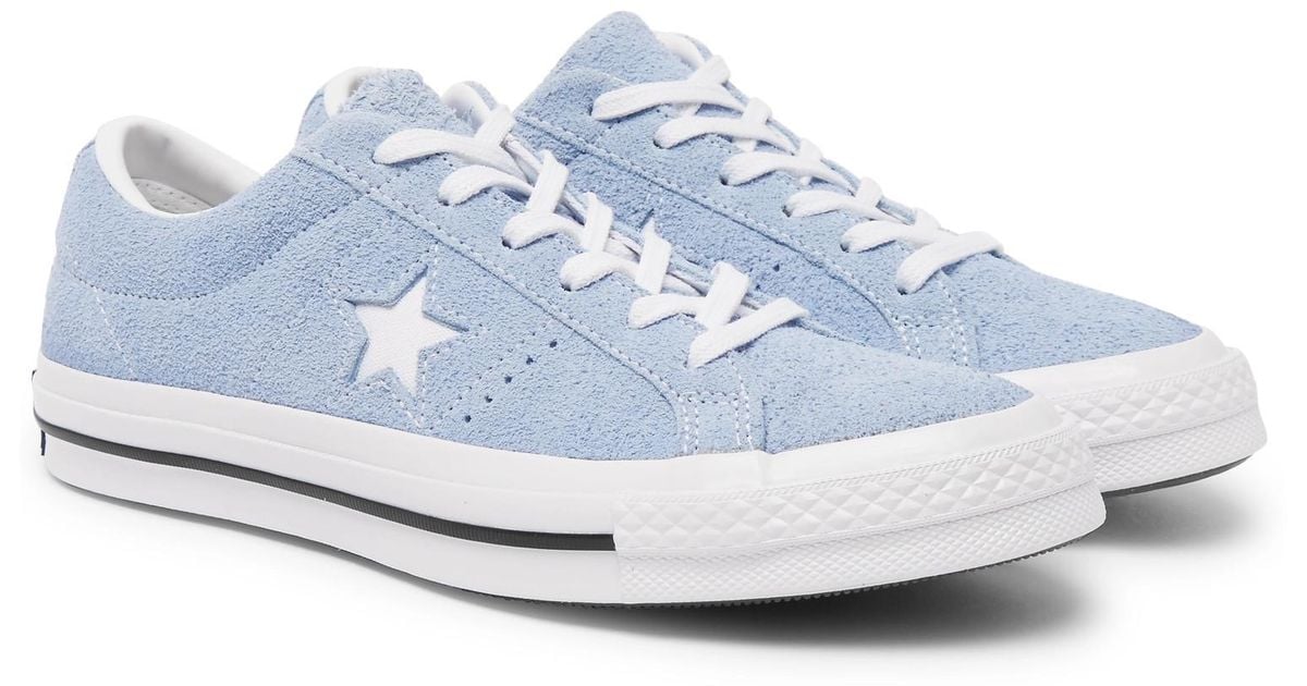 Converse One Star Ox Suede Sneakers in Blue for Men | Lyst