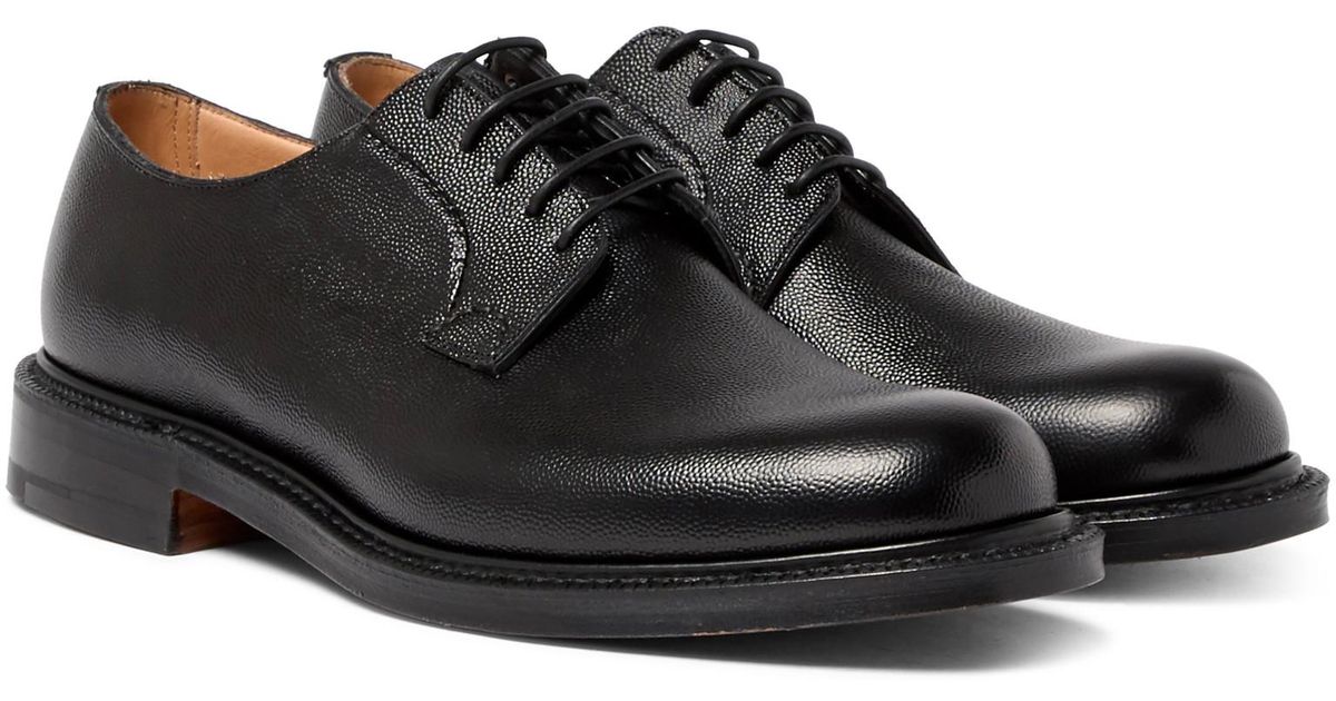 Church's Shannon Pebble-grain Leather Derby Shoes in Black for Men | Lyst