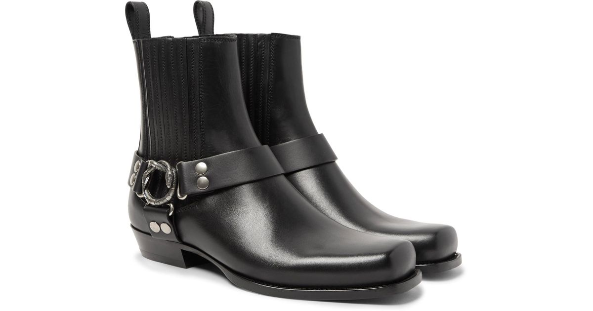 gucci embellished boots