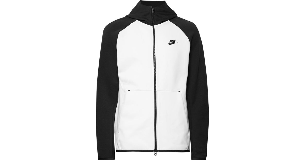 black and white nike zip up jacket