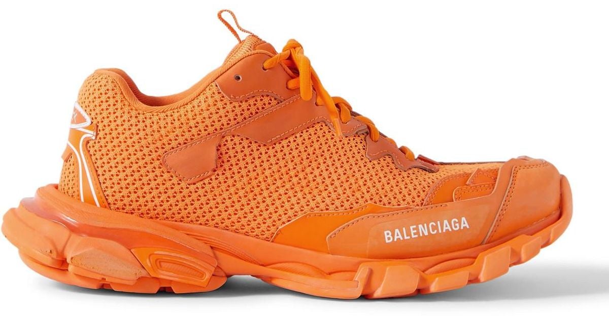 orange balenciaga shoes