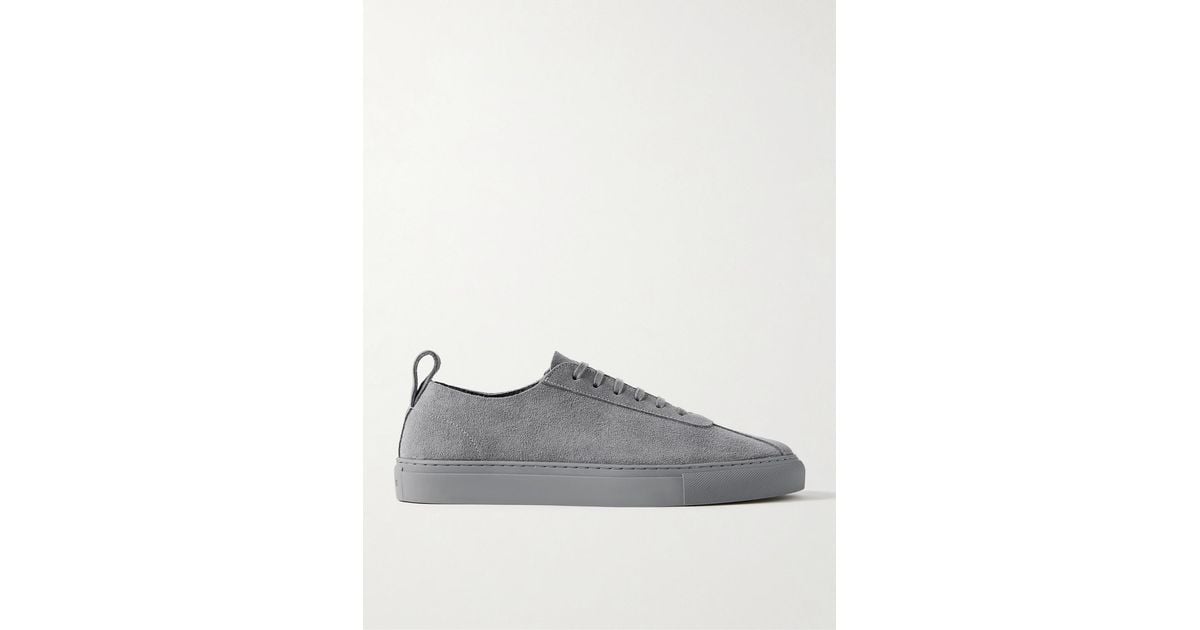 Grenson Suede Sneakers in Grey for Men Lyst UK