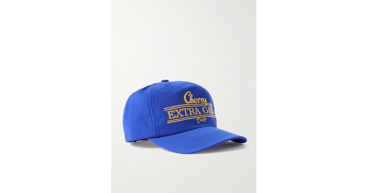 CHERRY LA Extra Logo-Embroidered Nylon Baseball Cap in Blue | Lyst