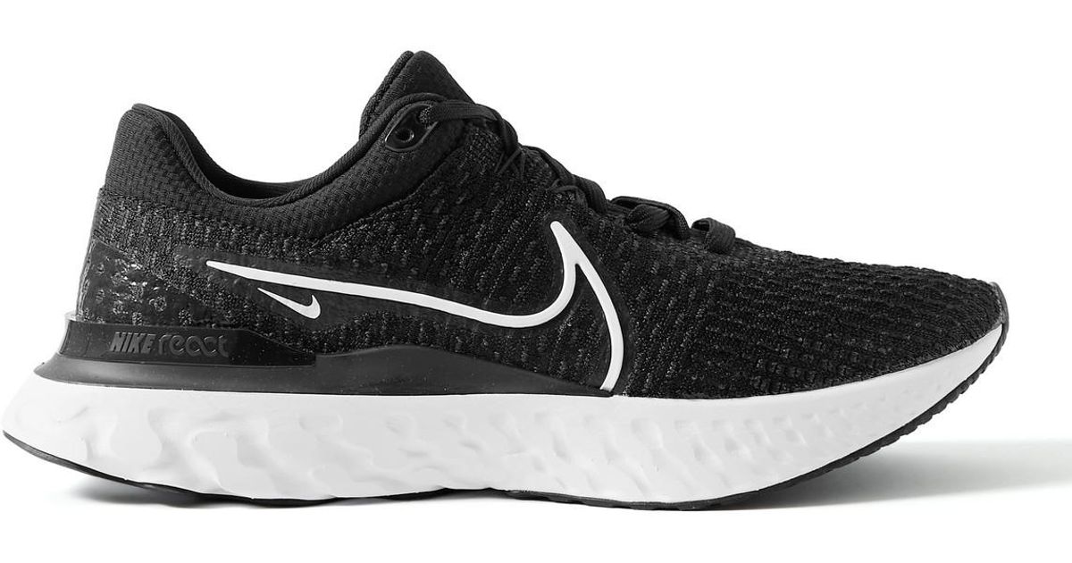 react infinity run flyknit 3 black