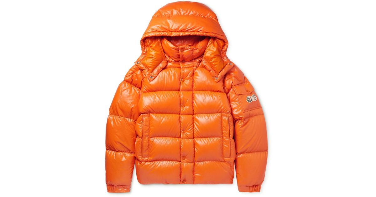 Moncler Synthetic Maya 70 Logo-appliquéd Quilted Shell Hooded Down ...