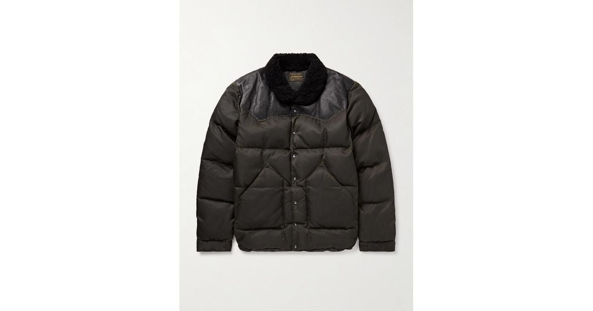 ジャケット・アウター RRL shearling collar down jacket Shearling-Collar Down Jacket | Jackets Jackets & Coats