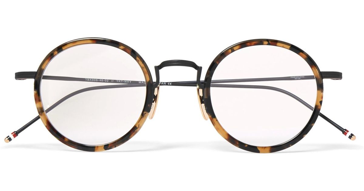 round tortoise shell glasses