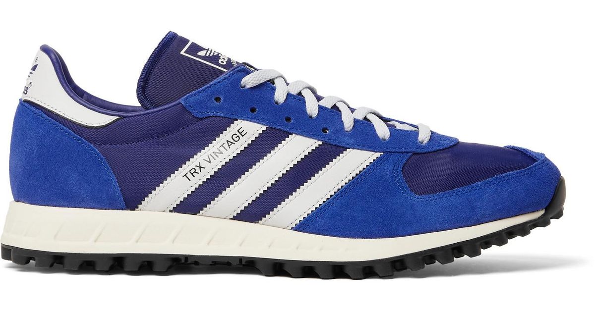 adidas Originals Spezial Trx Vintage Leather-trimmed Shell And Suede ...