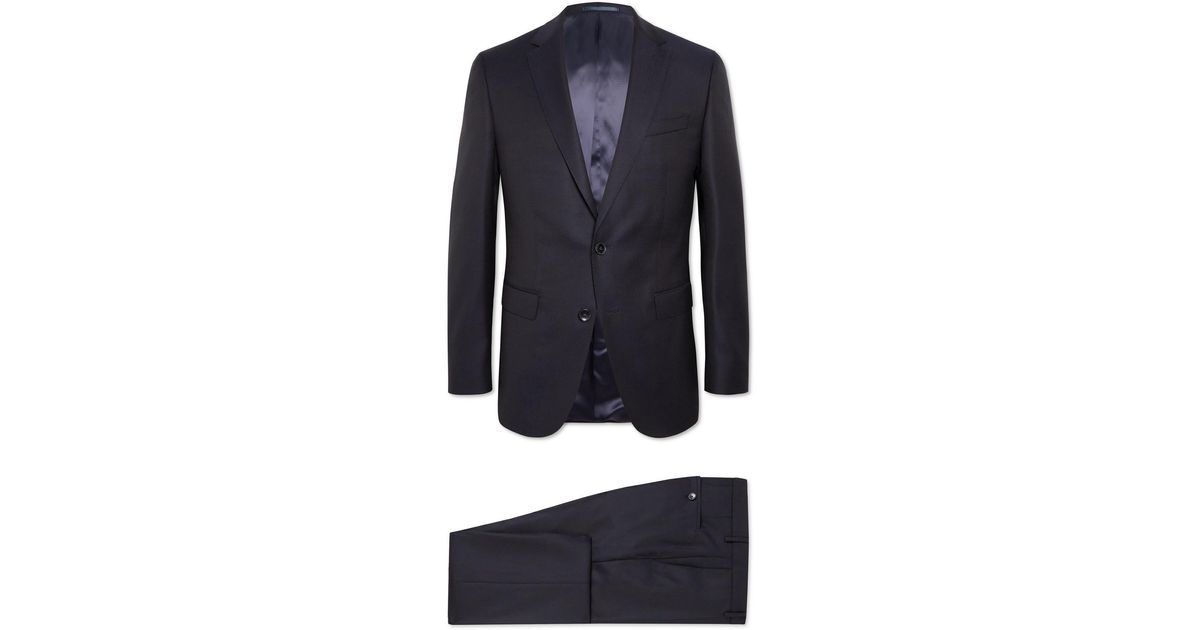BOSS by HUGO BOSS Novan6/ Ben2 Slim-fit Virgin Wool Suit in Blue for Men |  Lyst
