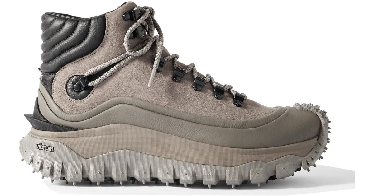 moncler trekset leather hiking boots