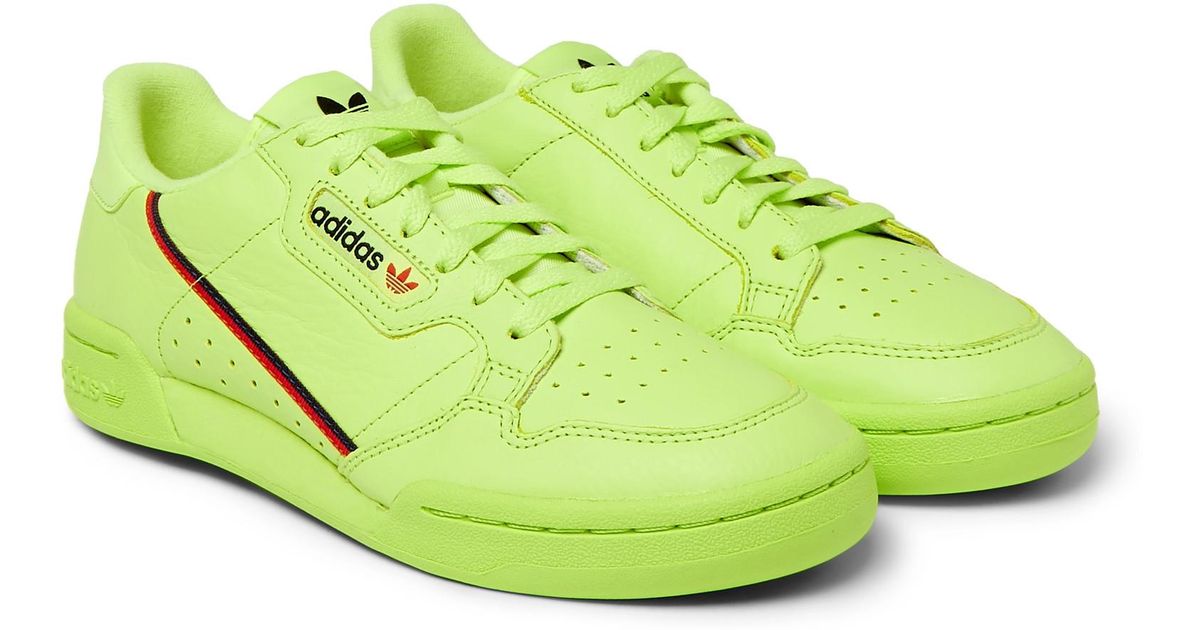 green adidas continental 80