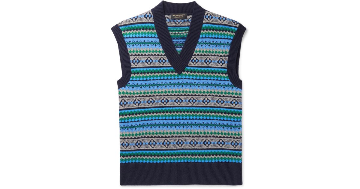 burberry sweater vest