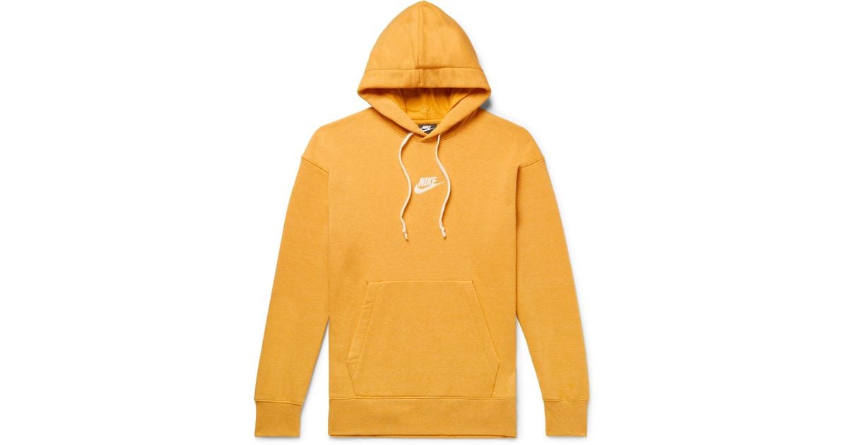 Nike Heritage Pullover Hoodie In Yellow 928437,752 for men