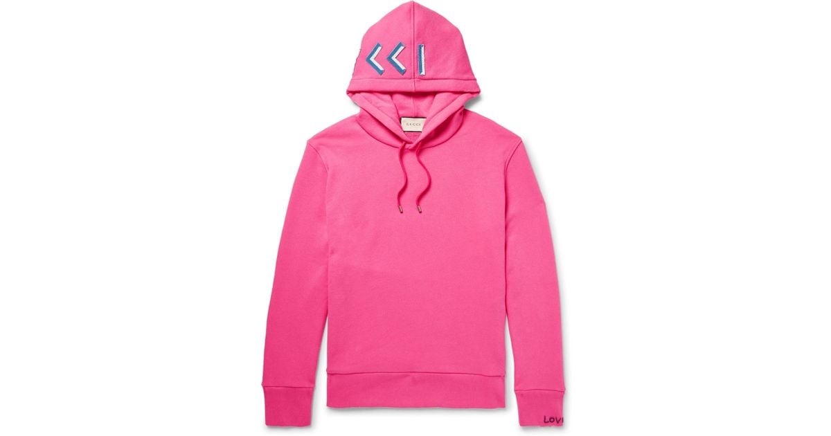 gucci pink hoodie