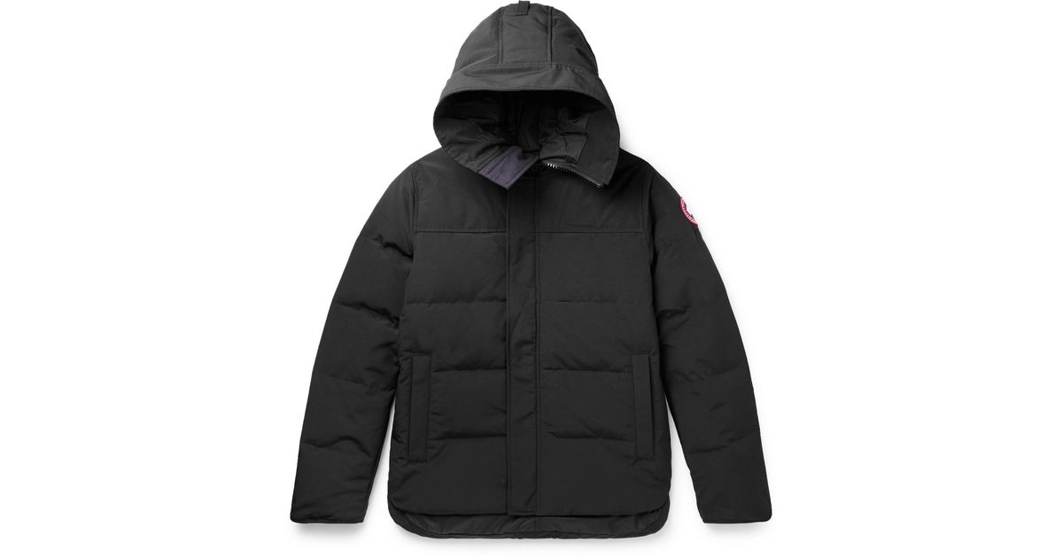 macmillan quilted shell hooded down parka