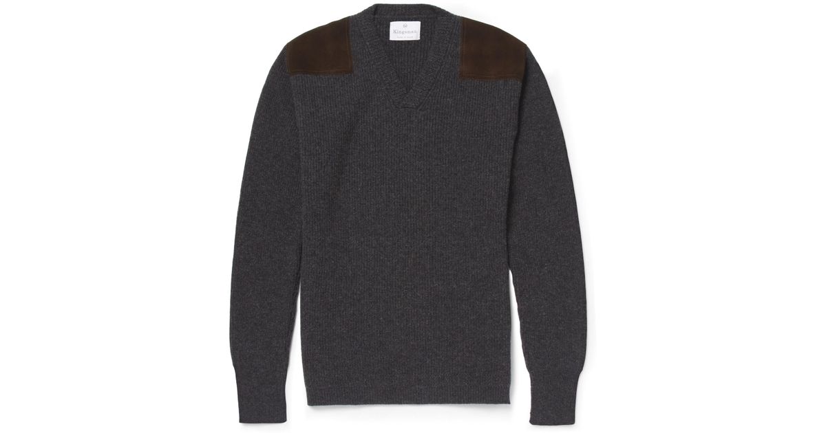 shoulder patch sweater