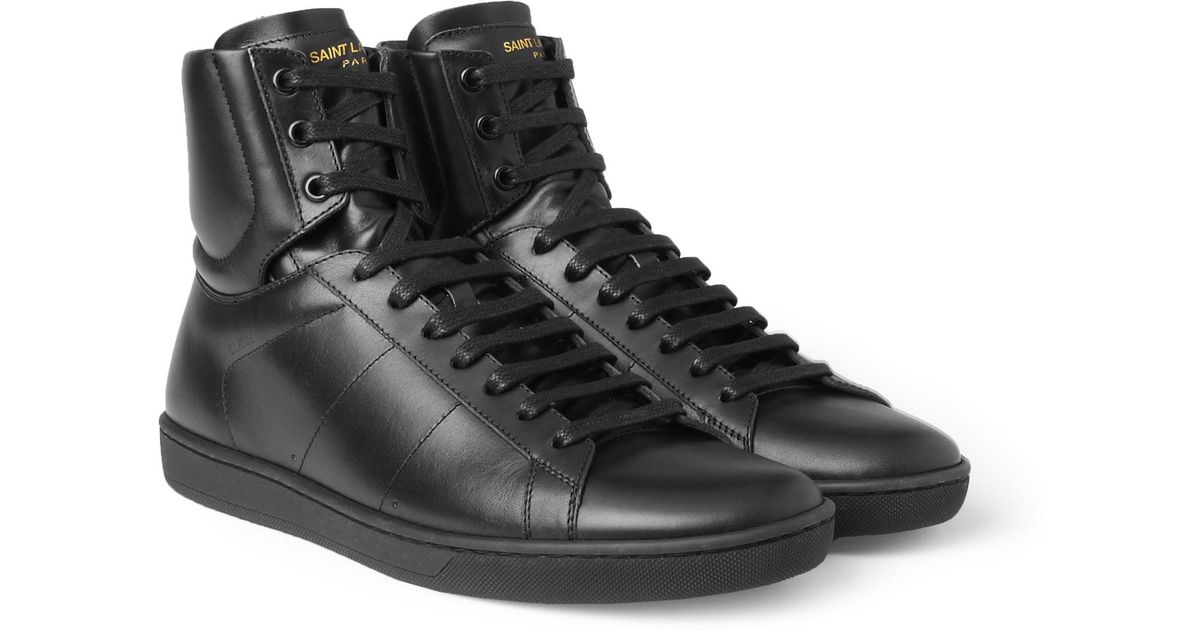 Saint Laurent Sl01h Leather High Top 