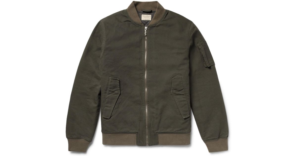 canvas flight jacket