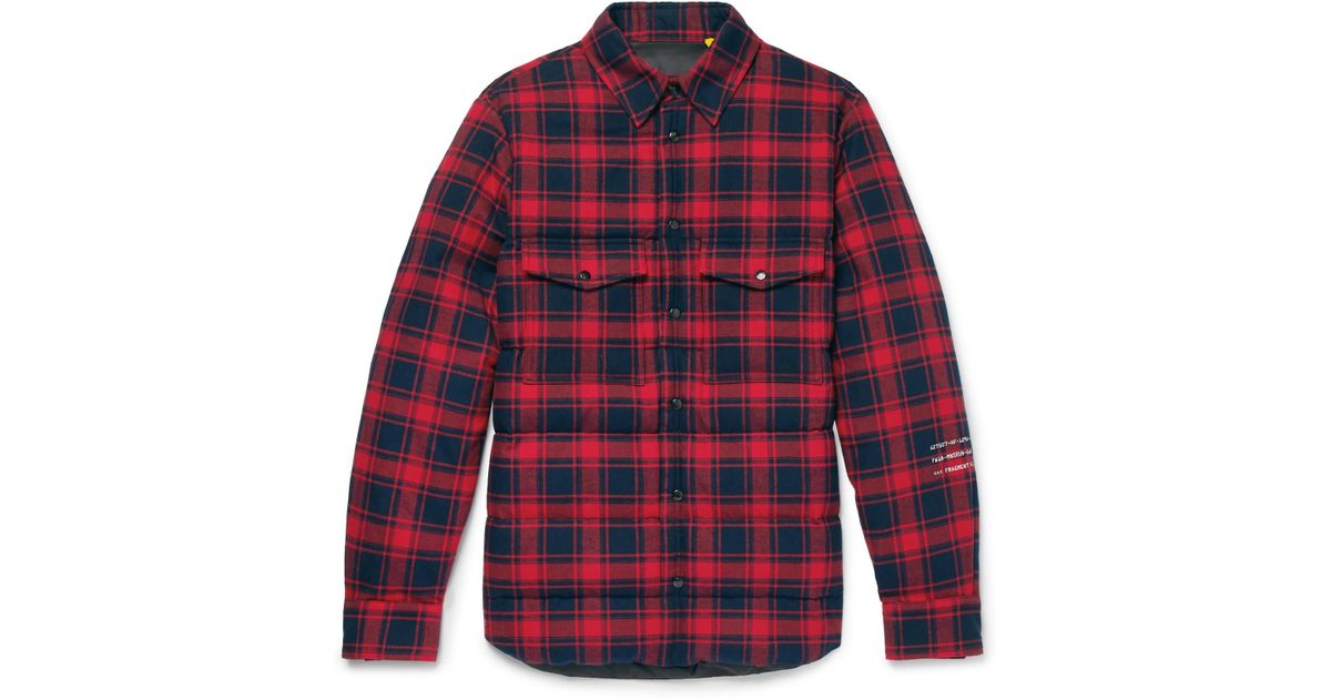 moncler fragment flannel