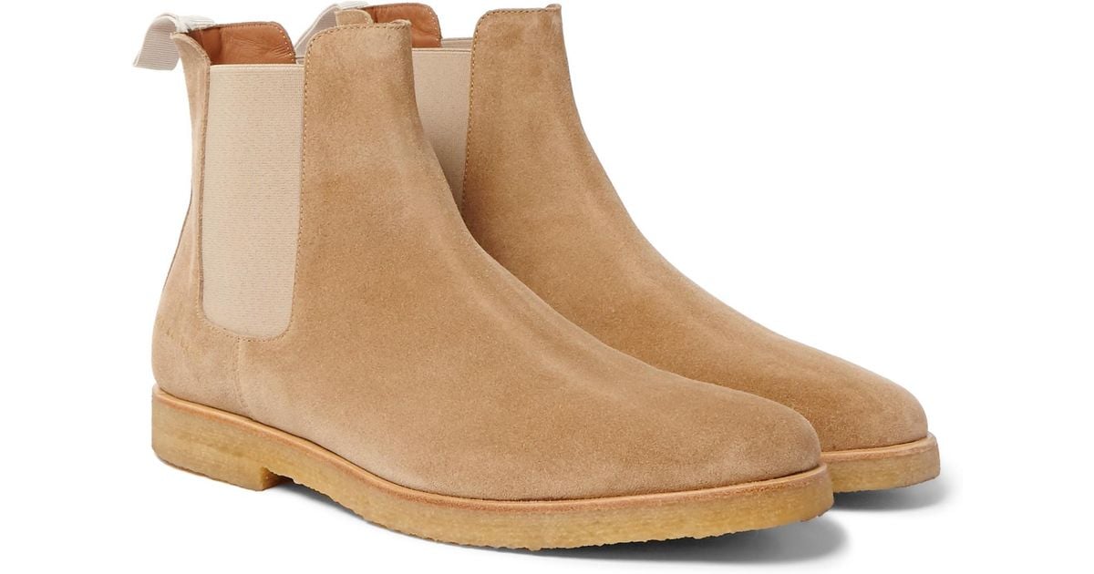 Common Projects Suede Chelsea Boots in 