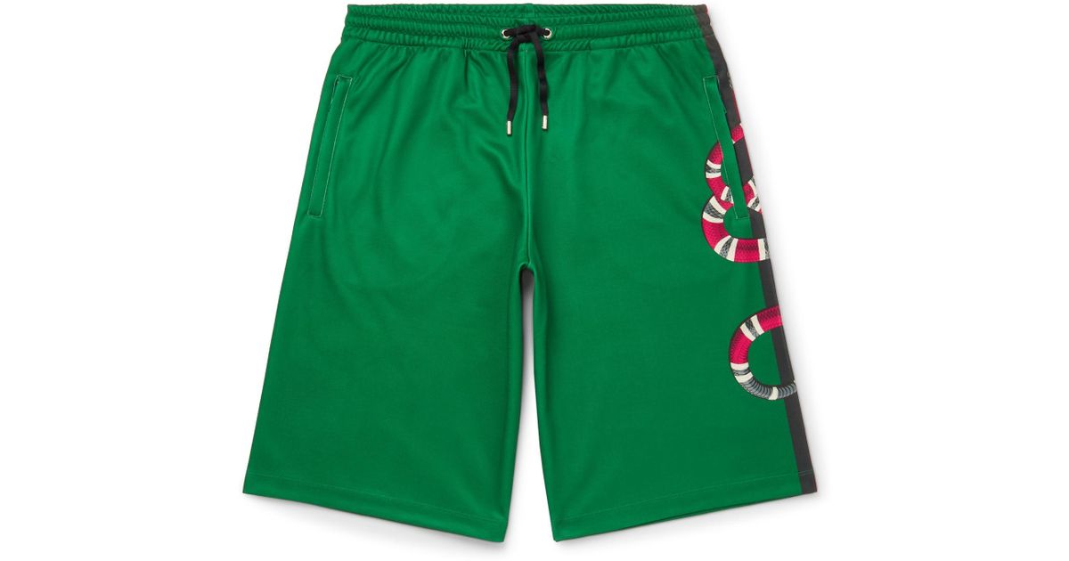 green gucci shorts