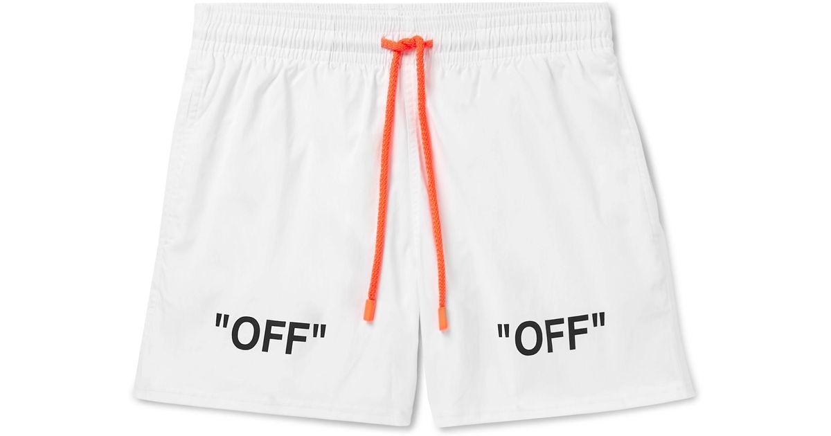 Off-White c/o Virgil Abloh Synthetic + Vilebrequin Slim-fit Mid-length ...