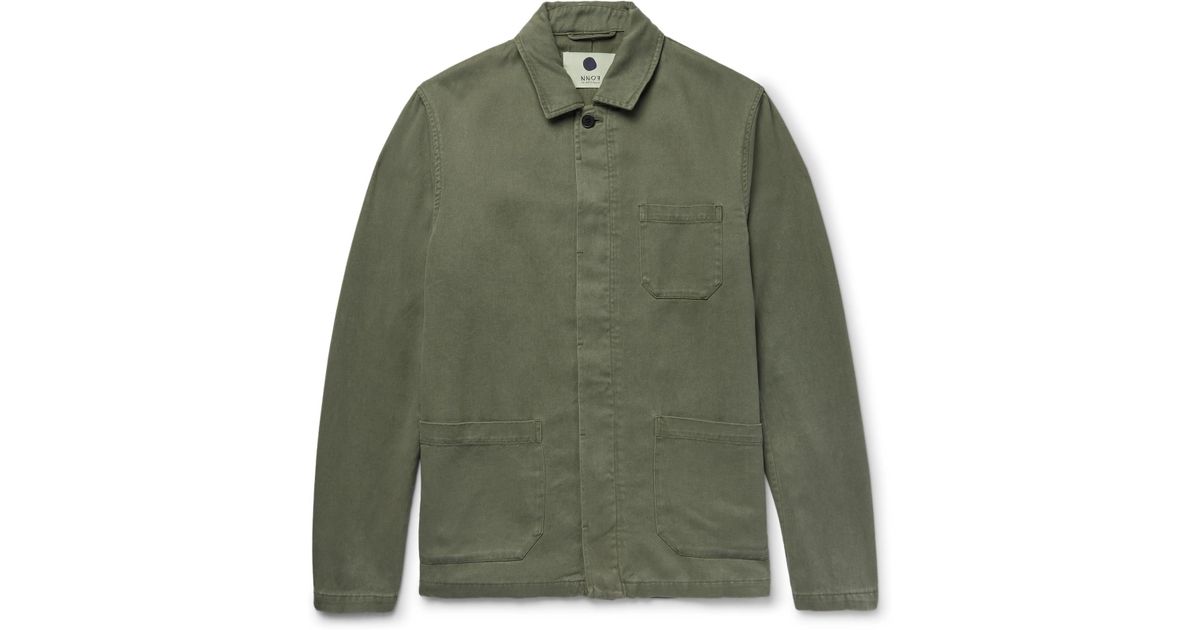 Nn07 Denim Oscar Slim Fit Twill Shirt Jacket In Army Green Green For Men Lyst Nn07 Denim Oscar Slim Fit Twill Shirt Jacket In Army Green Green For Men Lyst