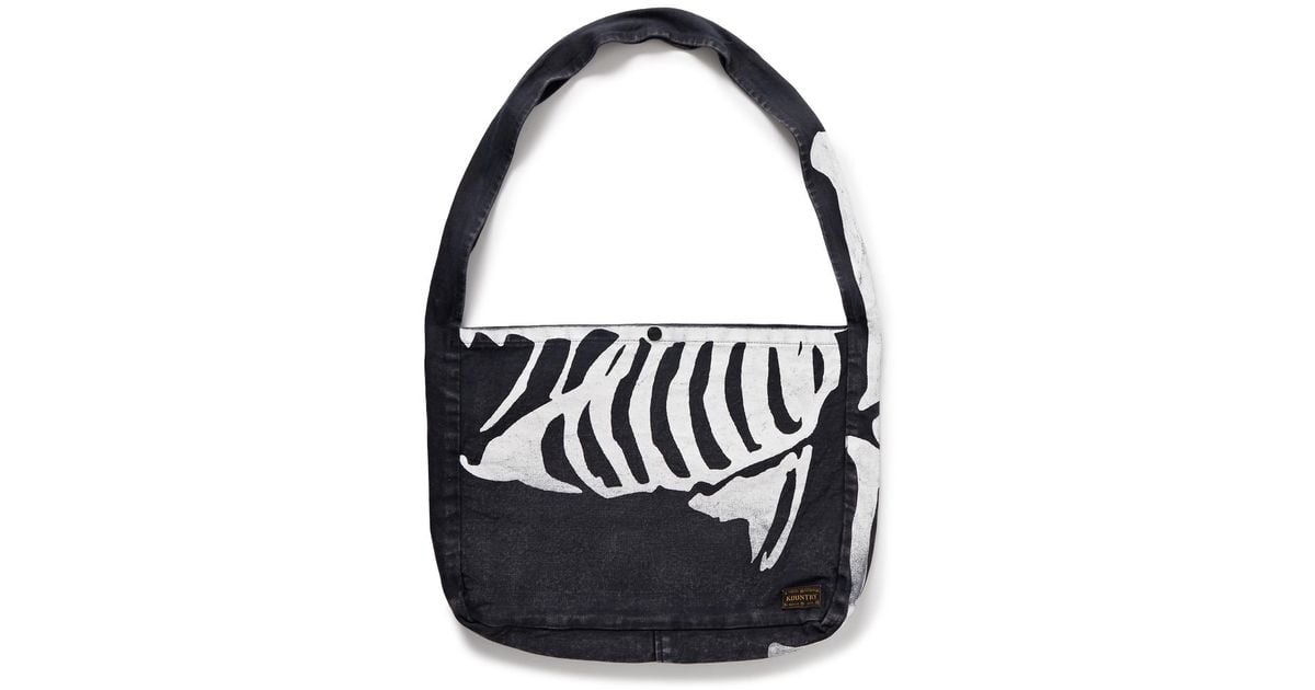 Kapital Kountry Printed Denim Tote Bag in Blue for Men | Lyst