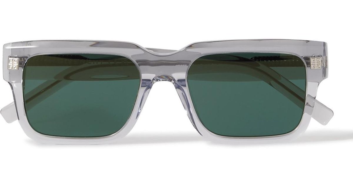 Givenchy Gv Day Sun Squareframe Acetate Sunglasses in Green for Men Lyst