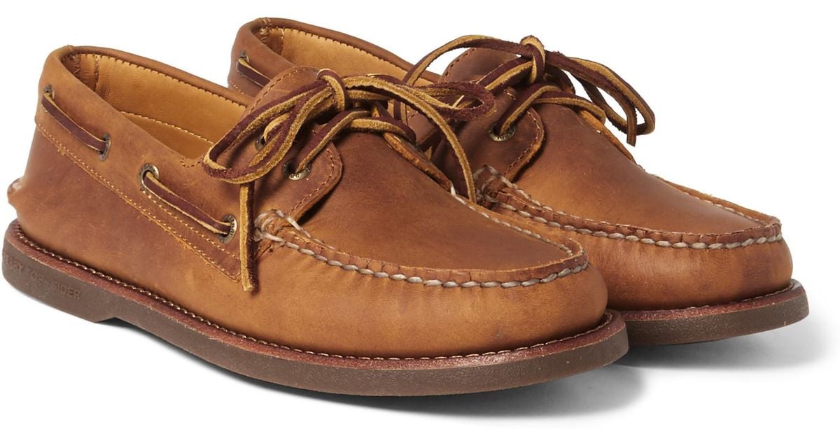 sperry gold cup rivingston tan