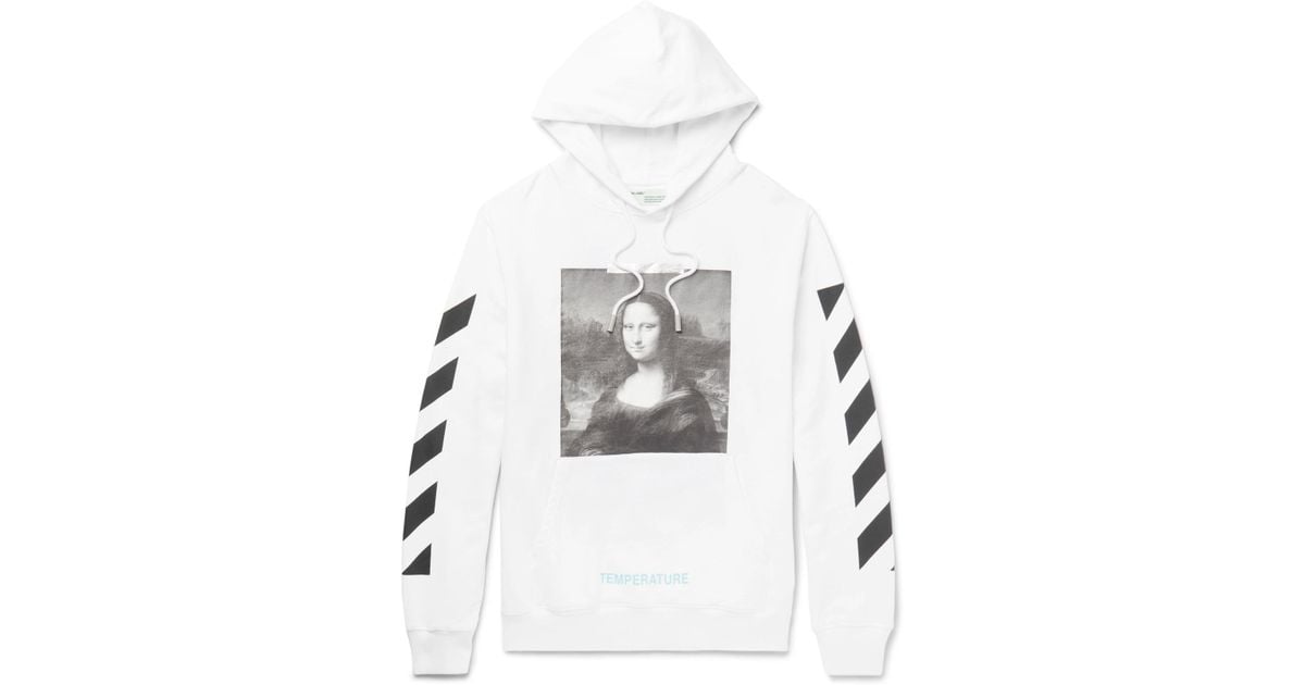 off white mona lisa hoodie bluza