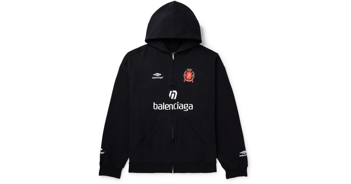 Balenciaga - 2024 Soccer Oversized Logo-Detailed Cotton